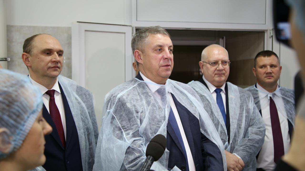 Александр Богомаз торжественно открыл сосудистый центр в Клинцах