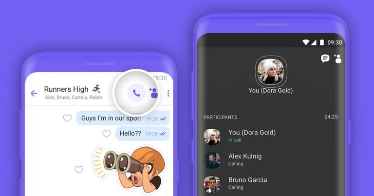 Viber запускает групповые видео-звонки до 20 человек.