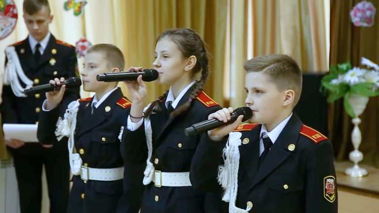 Концерт в клинцовской кадетской школе