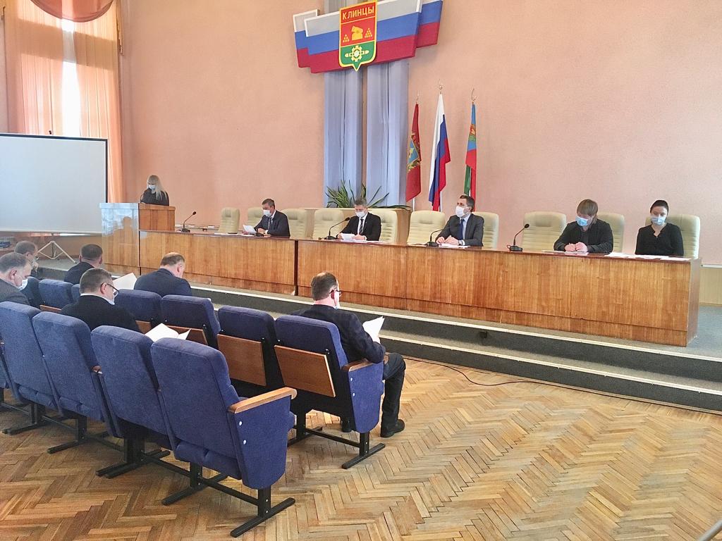 37 очередное заседание Клинцовского городского Совета