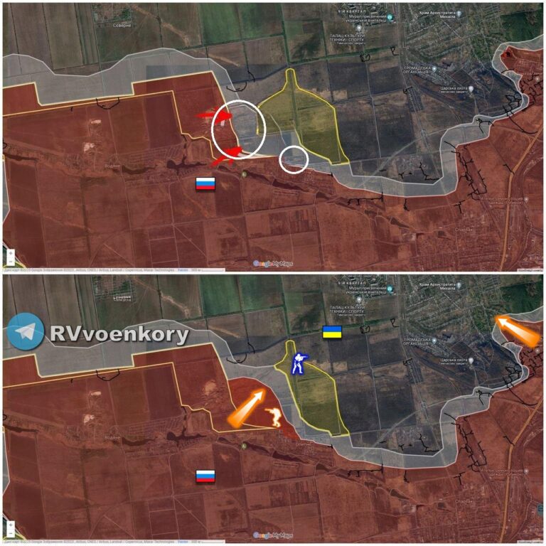 Армия России прорывает оборону на флангах, продвинувшись до 800 м к Авдеевке
